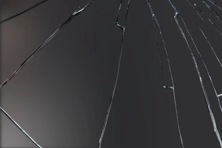 Cracked Glass Cooktop