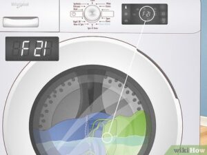 whirlpool washer f21 error code