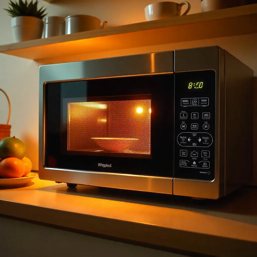 whirlpool microwave display not working​