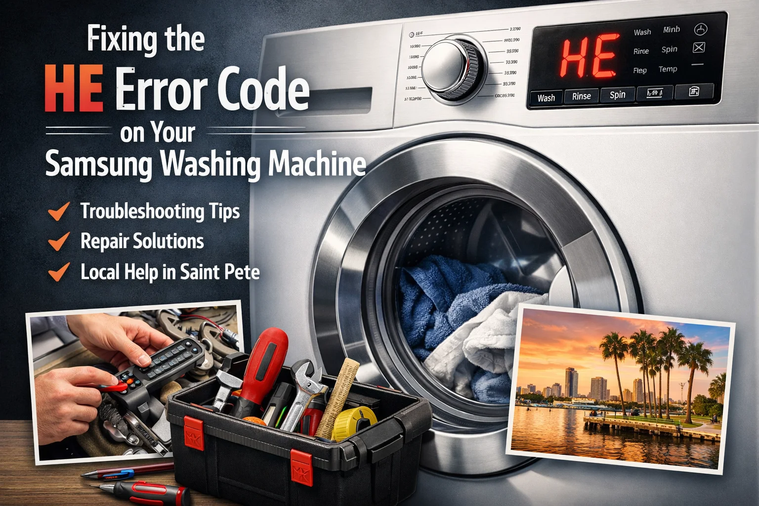 samsung washing machine code he​