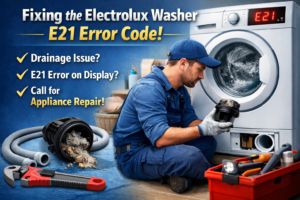 electrolux washer e21 code