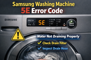 code 5e samsung washing machine​