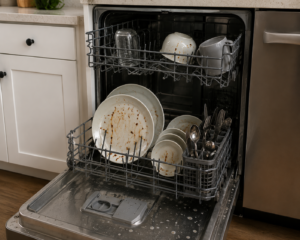 dishwasher not cleaning