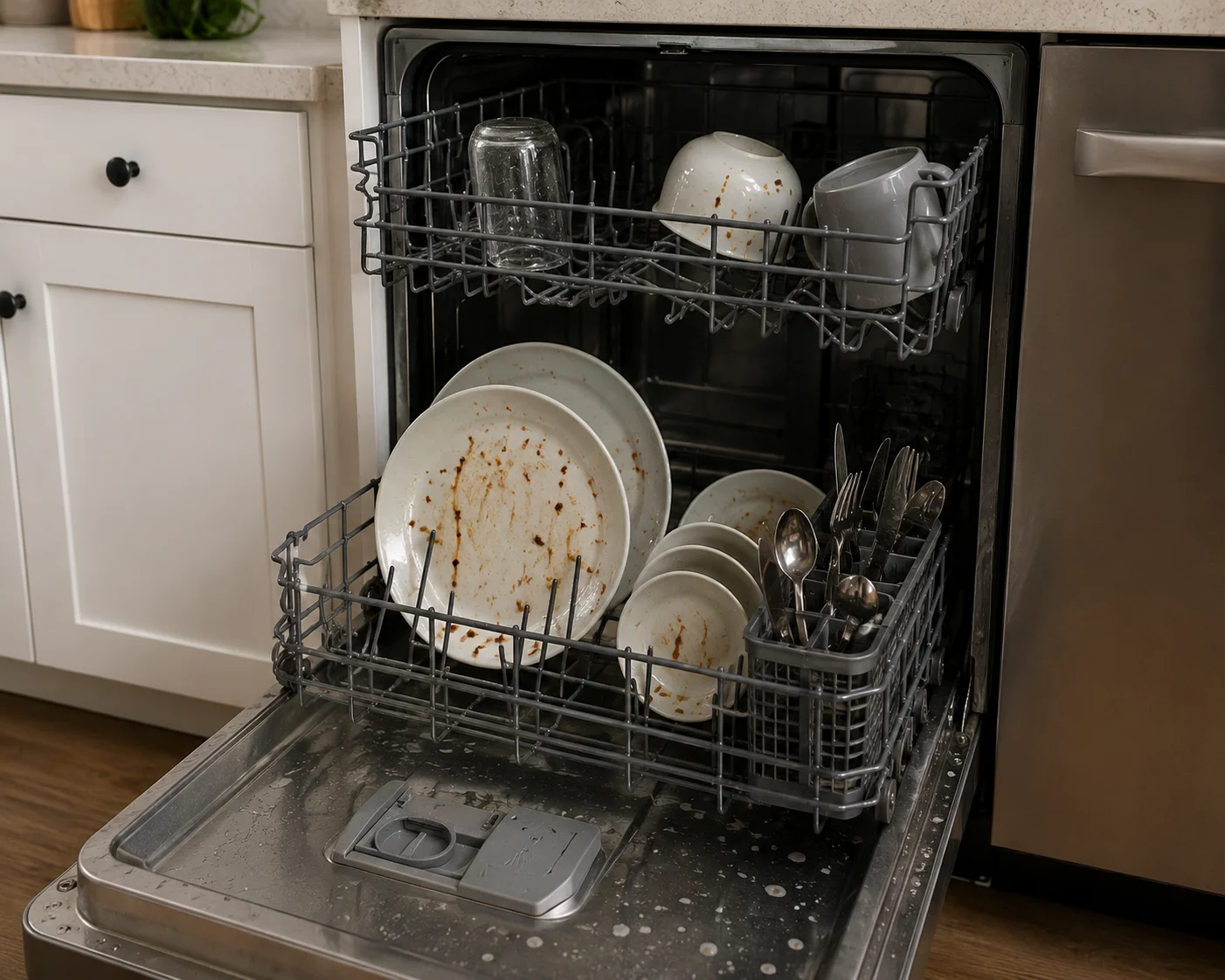 dishwasher not cleaning