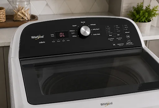 ol code on whirlpool cabrio washer