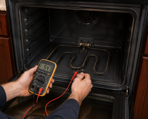 oven not getting hot
